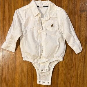 GAP collared shirt onesie